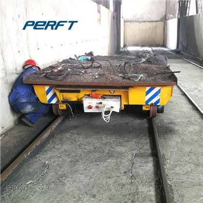 Железопътен транспорт Plc Control Steel Motorized Transfer Trolley